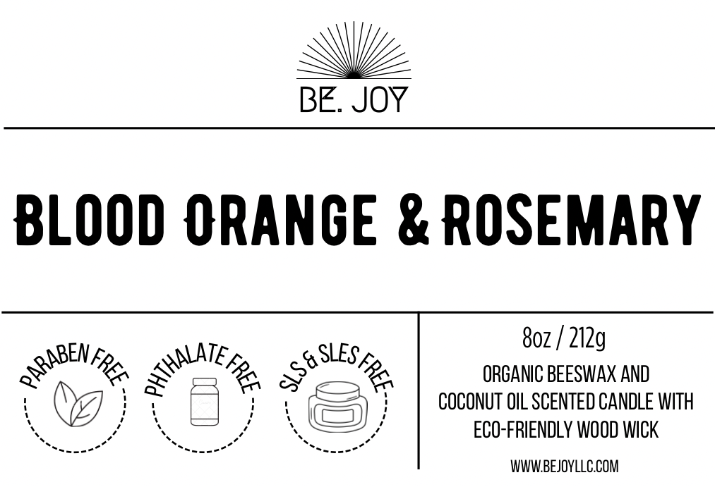 BLOOD ORANGE & ROSEMARY CANDLE